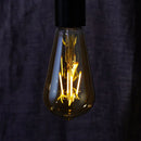 Kit com 3 Lâmpadas de Filamento LED Retrô Vintage